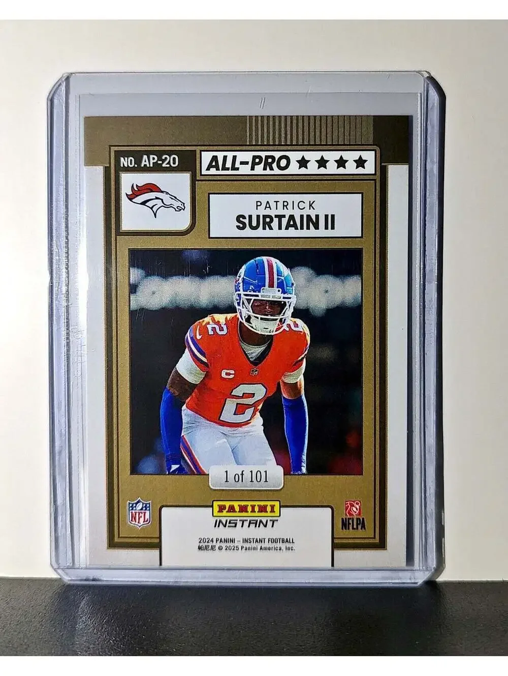 Patrick Surtain II 2024 All-Pro Panini NFL #20 Football Denver Broncos 1 of 101
